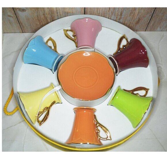 Ymm Demitasse Or Tea Cup And Saucer Set From Napoli Dining Entertaining - Picture 1 of 7